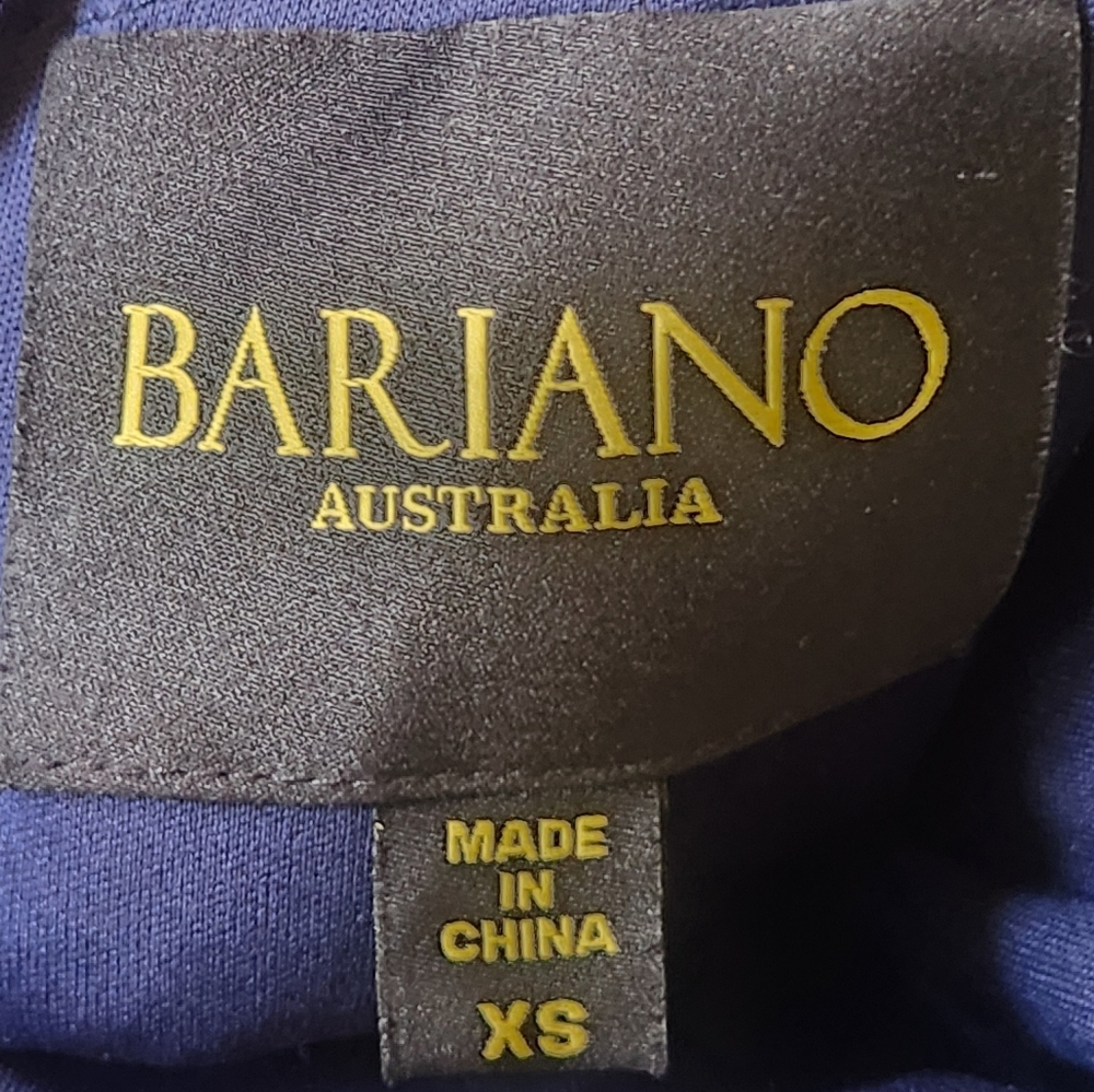 BARIANO Katerine Textured Handkerchief Hem Cocktail Dress - Picture 12 of 14